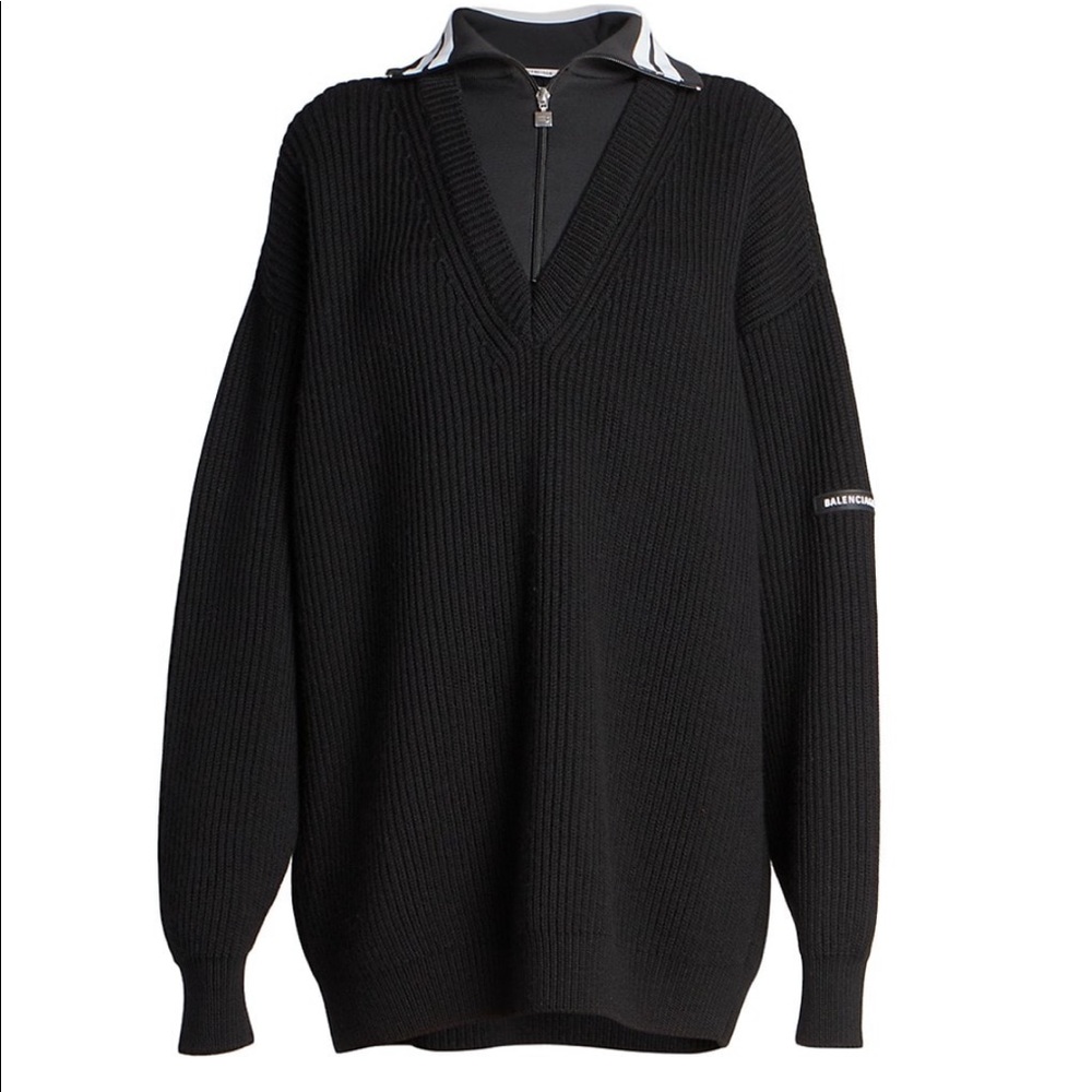 Balenciaga Layered Oversized Sweater, NWT